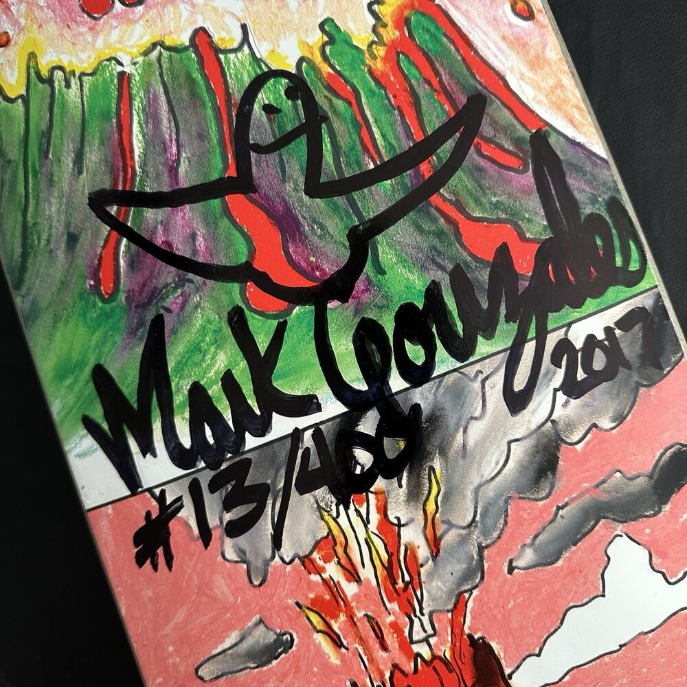 Krooked Tyshawn Jones Skateboard Deck #13/400 Mark Gonzales Signed Autographed